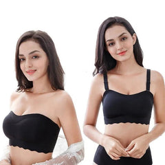 LAST DAY 50% OFF-Women Sexy Strapless Bra Invisible Push Up Bras