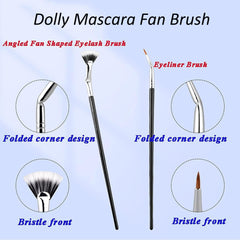 Foldable Curled Eyelash Brush