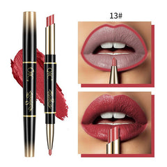 Double Ended Lipstick Matte Waterproof Non-Fade Non-Sticky Lipstick