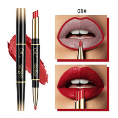 Double Ended Lipstick Matte Waterproof Non-Fade Non-Sticky Lipstick